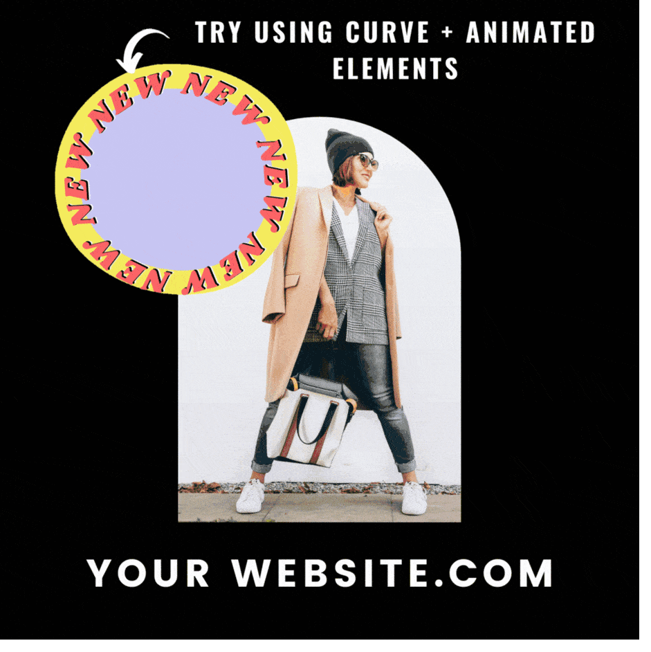 Learn how to curve text or create wavy text easily in Canva with our Canva Tips. Using Canva's curved text generator is fun and easy to do and you can create beautiful graphics to use online.